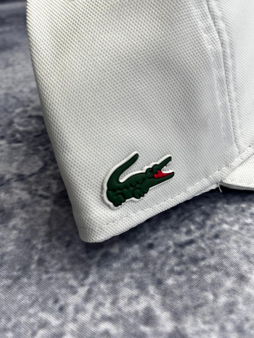 BONÉ STREET LACOSTE BRANCO