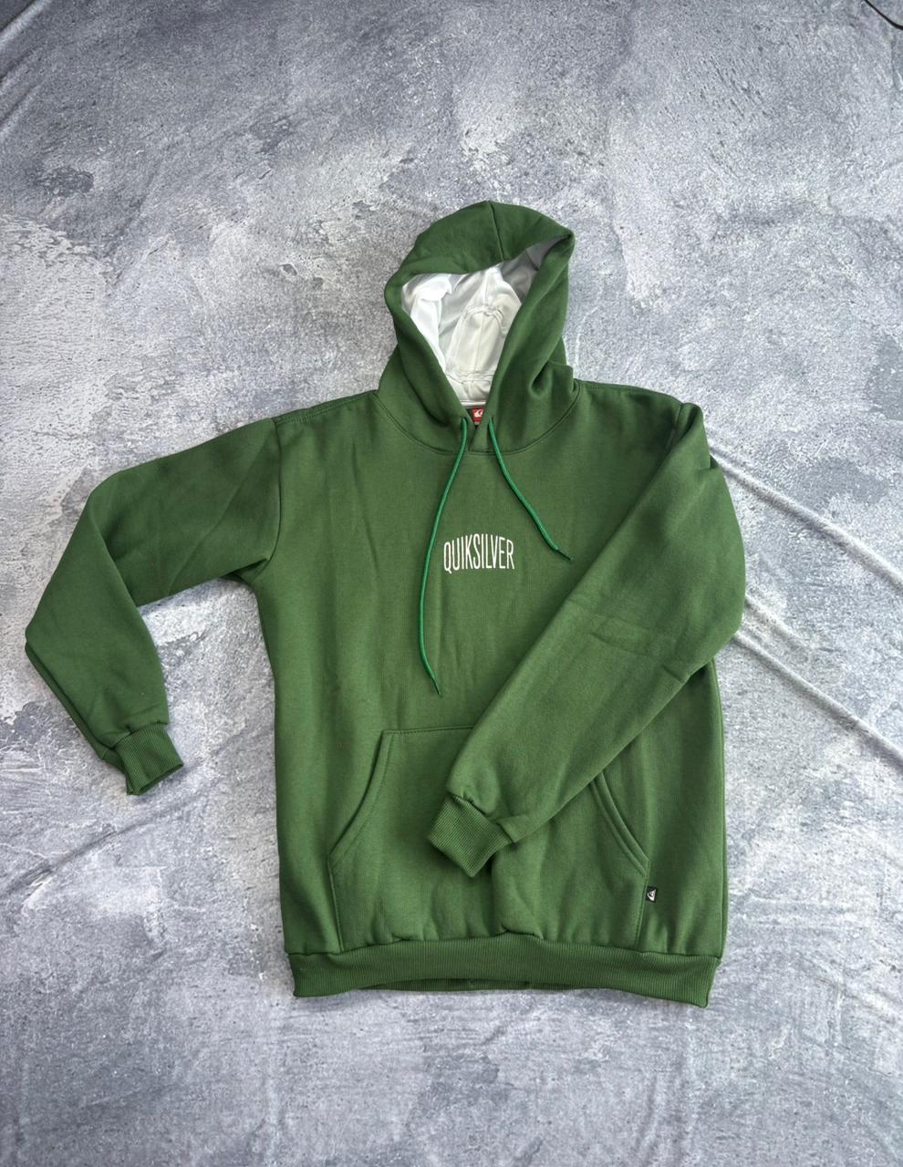 MOLETOM CANGURU  QUIKSILVER verde