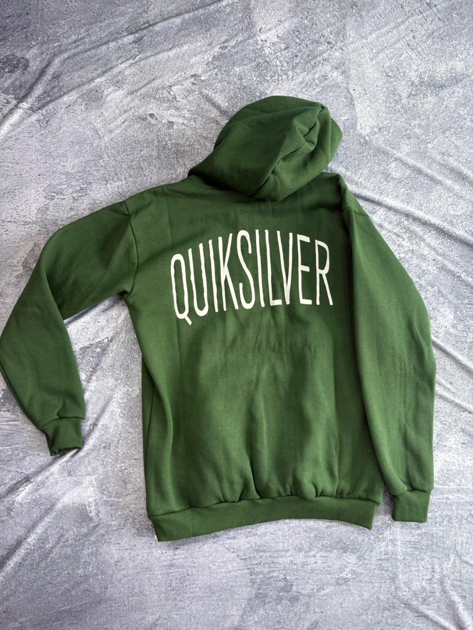MOLETOM CANGURU  QUIKSILVER verde