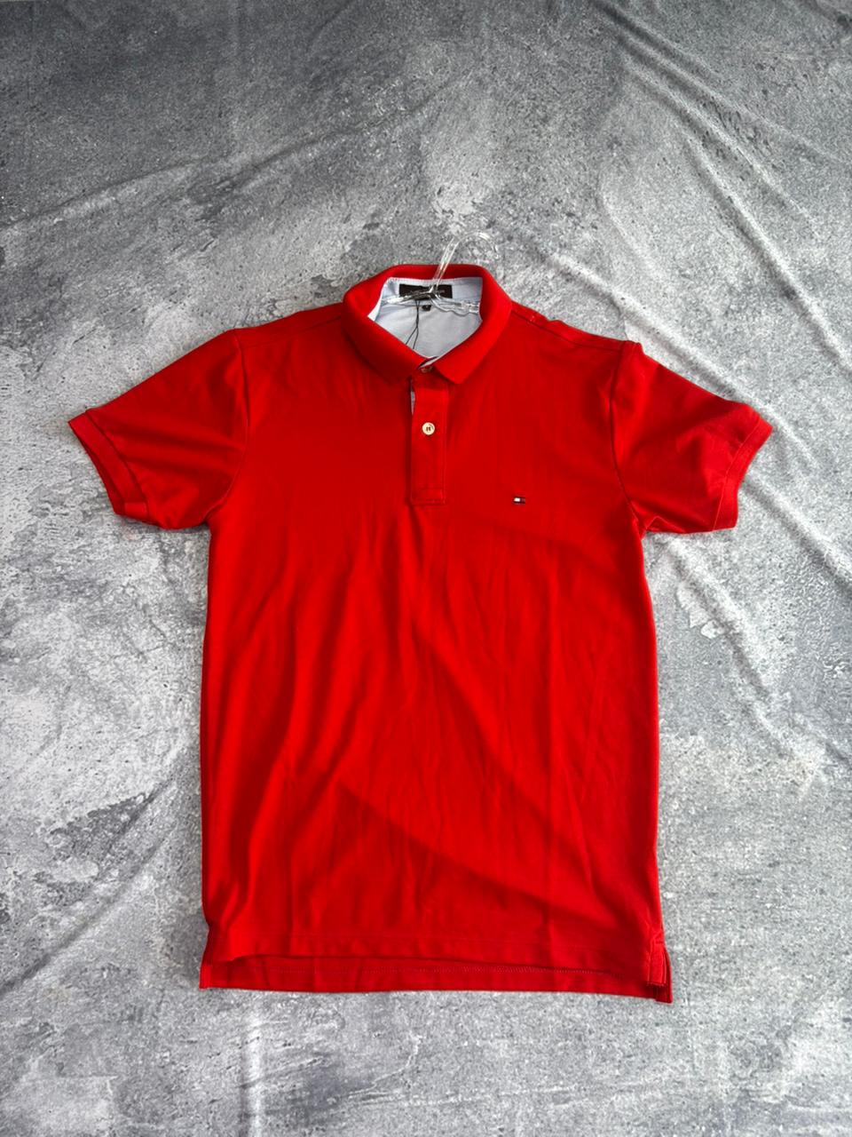 CAMISETAS POLO TOMMY Vermelha