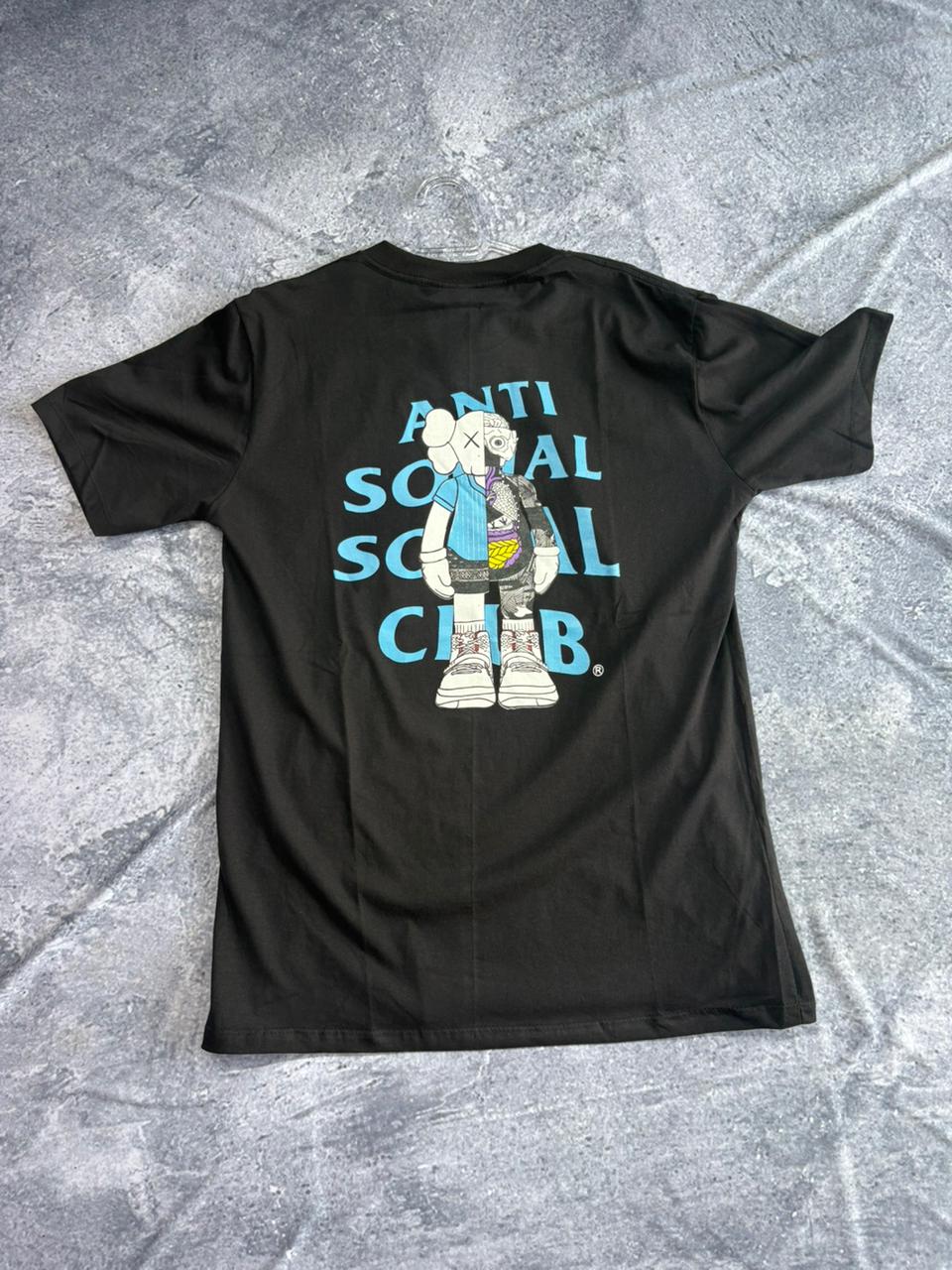 CAMISETA STREET LINE  ANTI SOCIAL CLUB PRETA