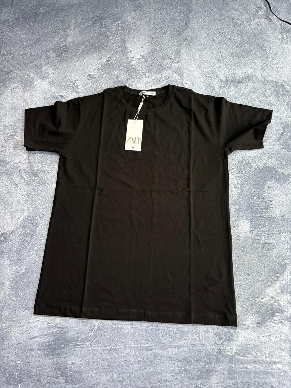 CAMISETAS DE GRIFE ZARA PRETA