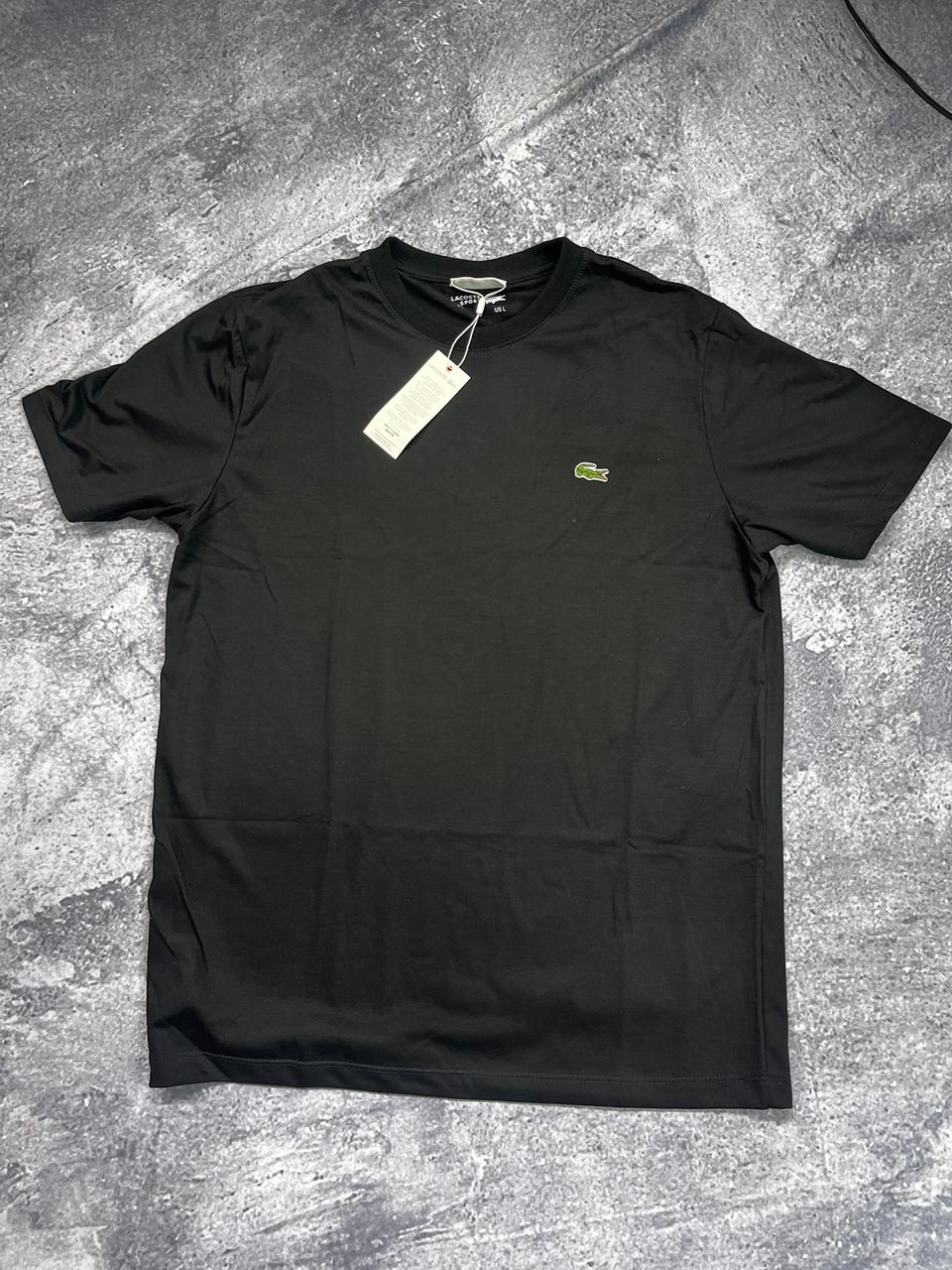 CAMISETAS 40.1 LACOSTE PRETA