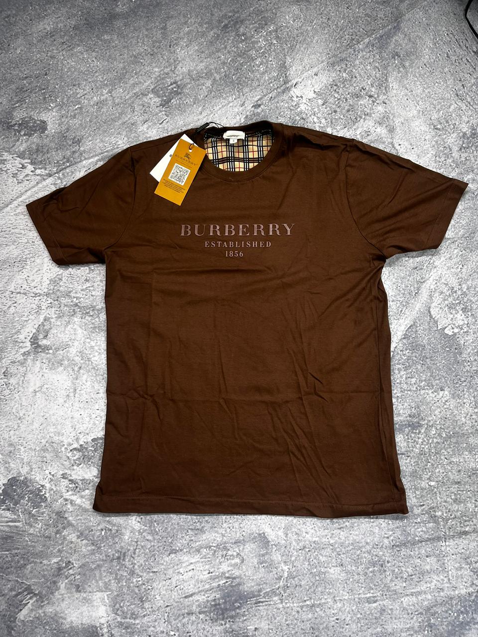 CAMISETAS 40.1 BURBERRY MARROM
