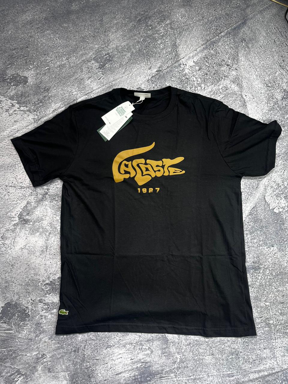 CAMISETAS 40.1 LACOSTE PRETO