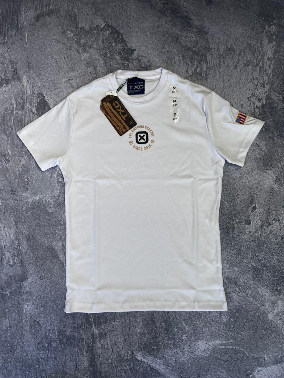CAMISETA EGIPCIA TEXAS BRANCA
