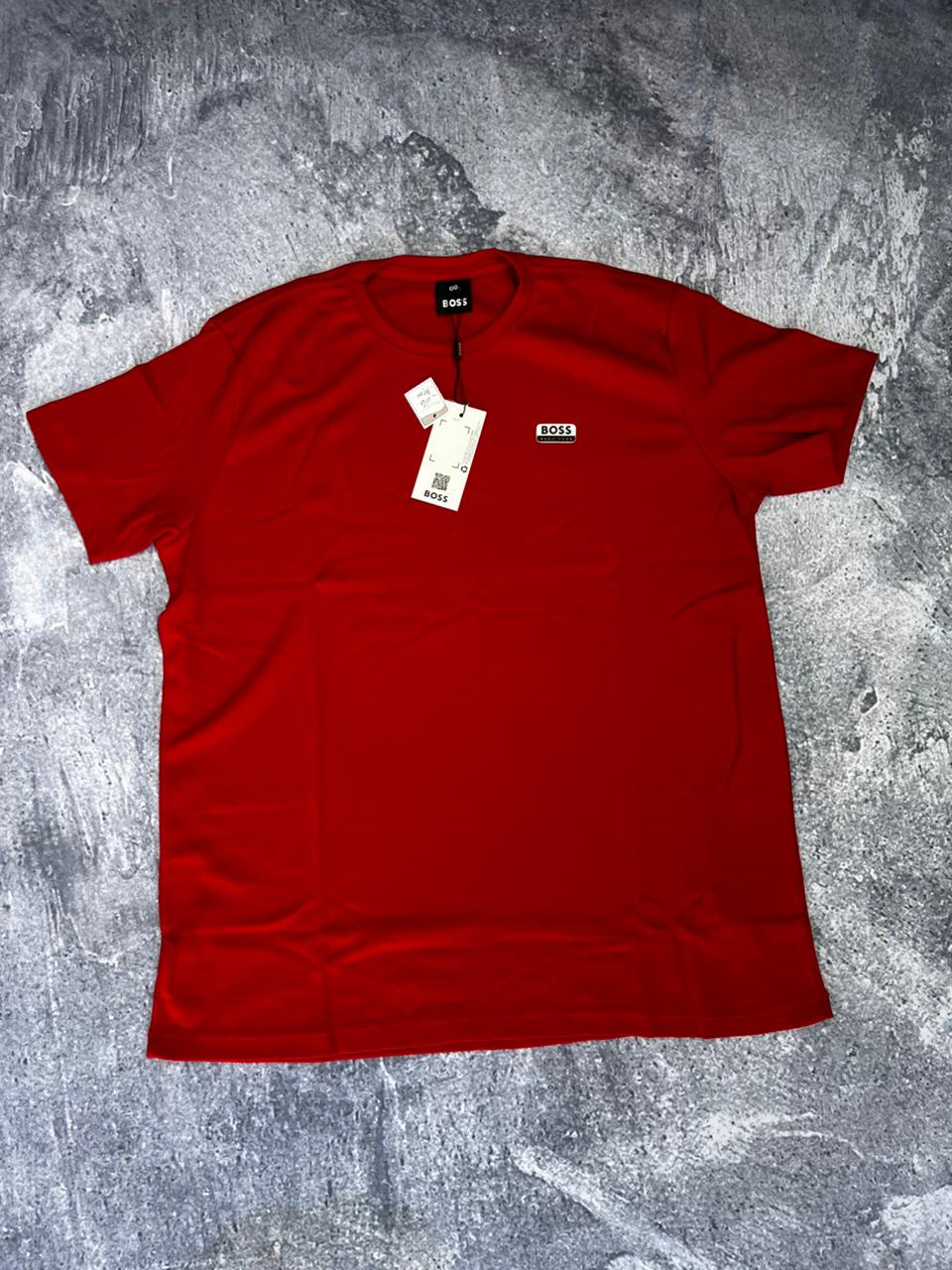 CAMISETA EGIPCIA BOSS basica VERMELHA