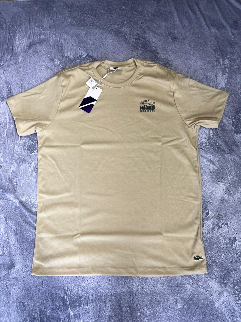 CAMISETA EGIPCIA LACOSTE BEGE