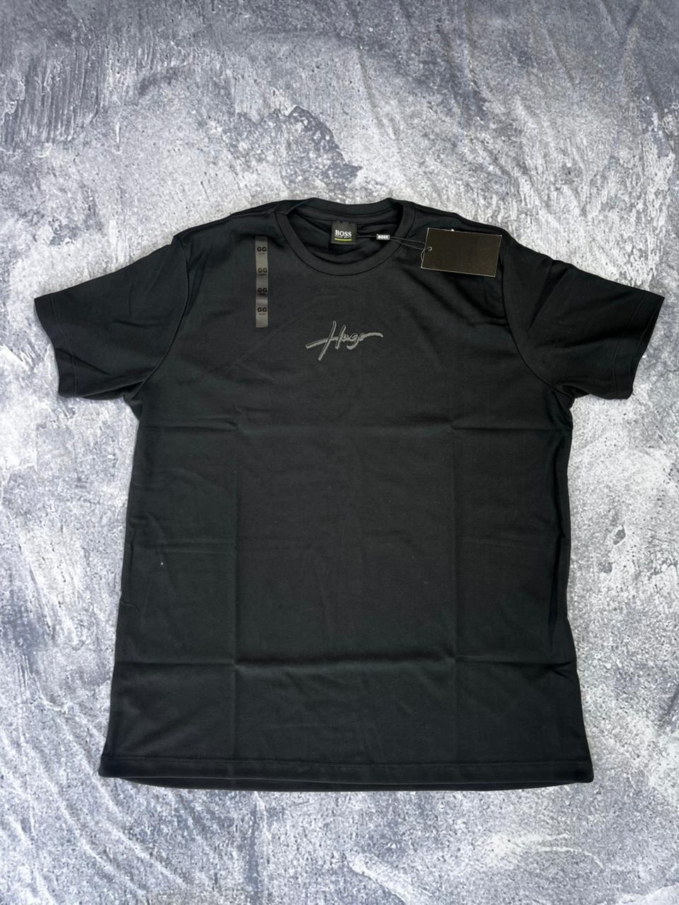 CAMISETA EGIPCIA HUGO BOSS PRETA BASICA