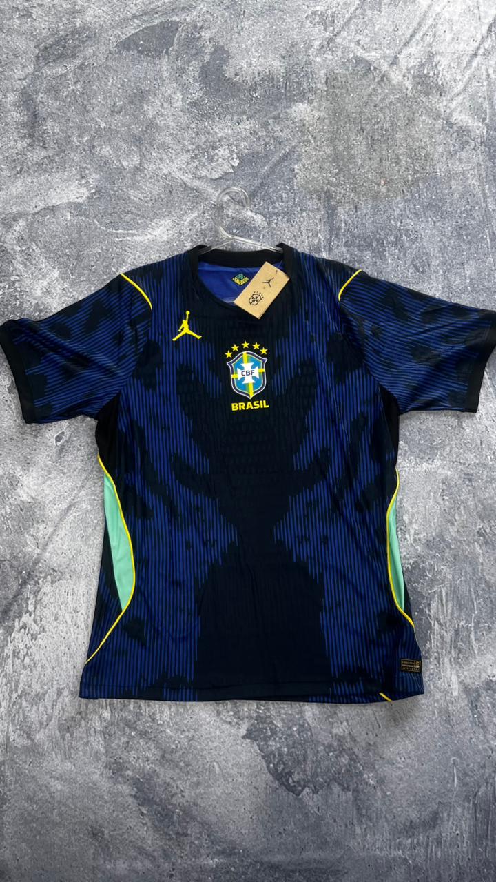 CAMISETA DO BRASIL TAILANDESA 1.1 , AZUL COPA DO MUNDO