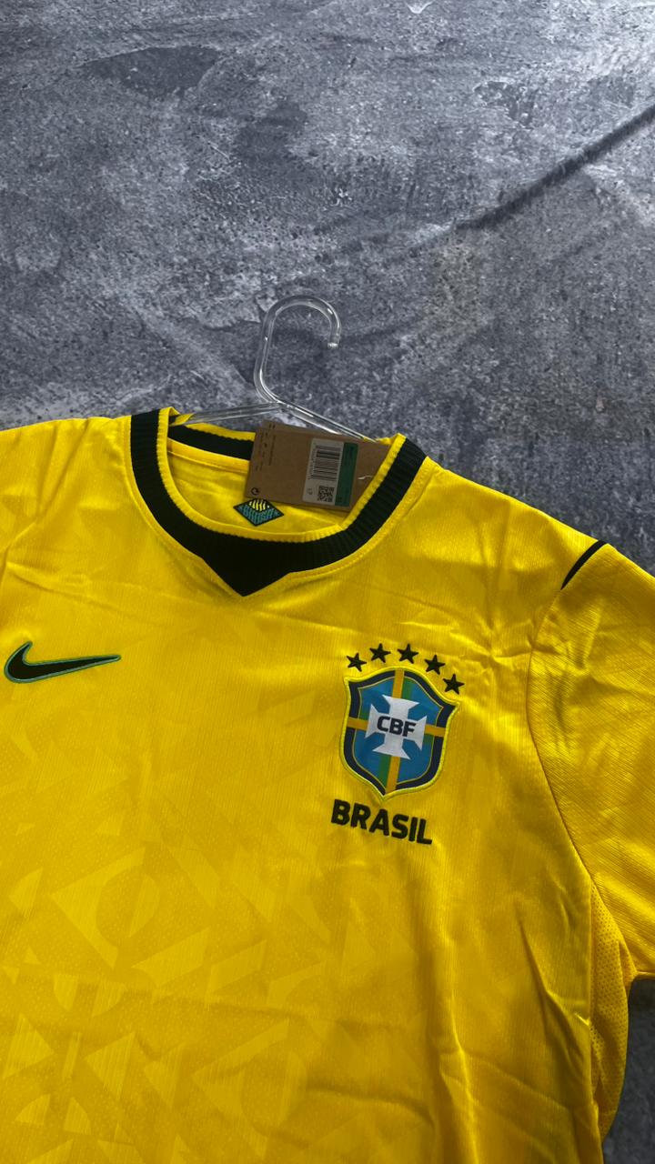 CAMISETA DO BRASIL TAILANDESA 1.1 , AMARELA COPA DO MUNDO