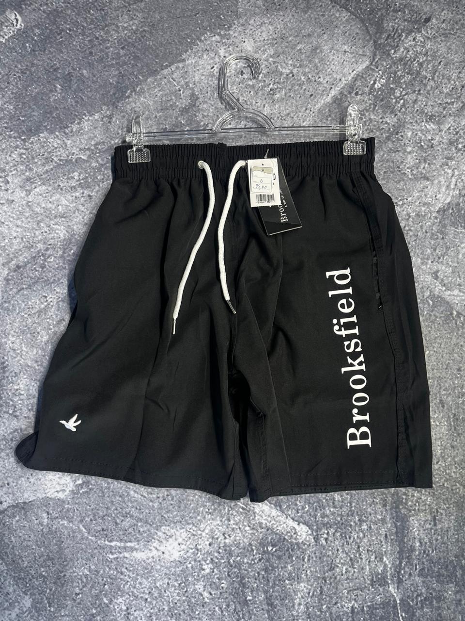SHORT ELASTANO BROOKSFIELD PRETO