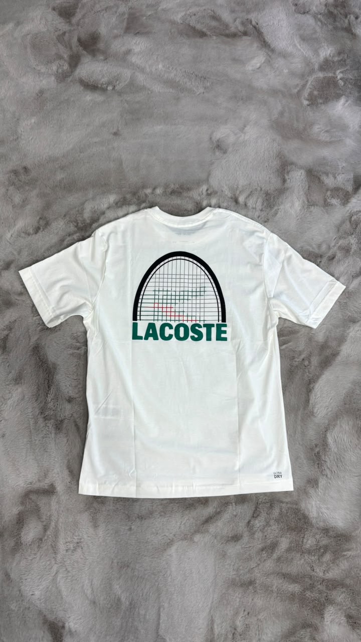 CAMISETA LACOSTE SPORT BRANCA