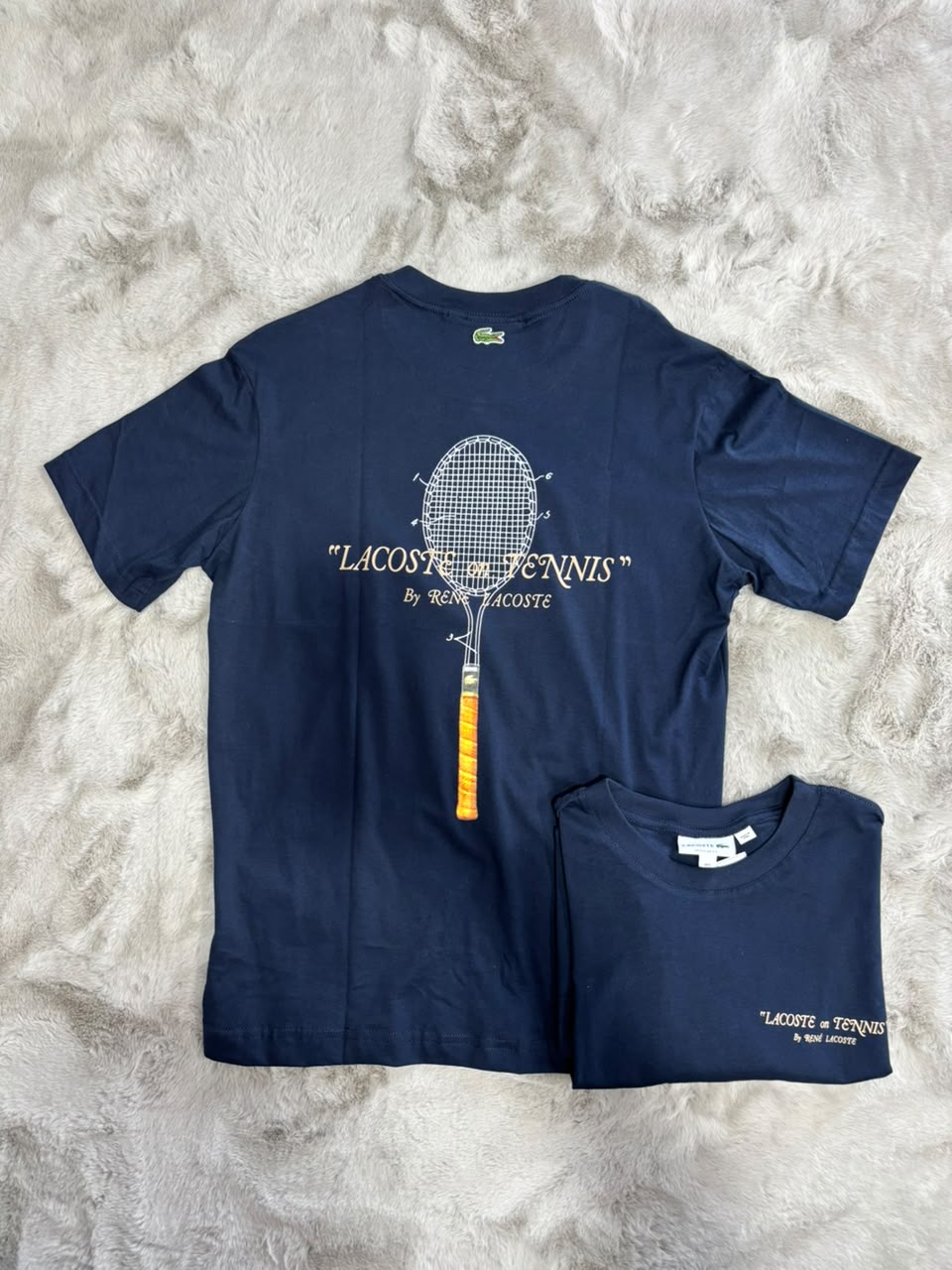 CAMISETA LACOSTE REGULAR FIT AZUL